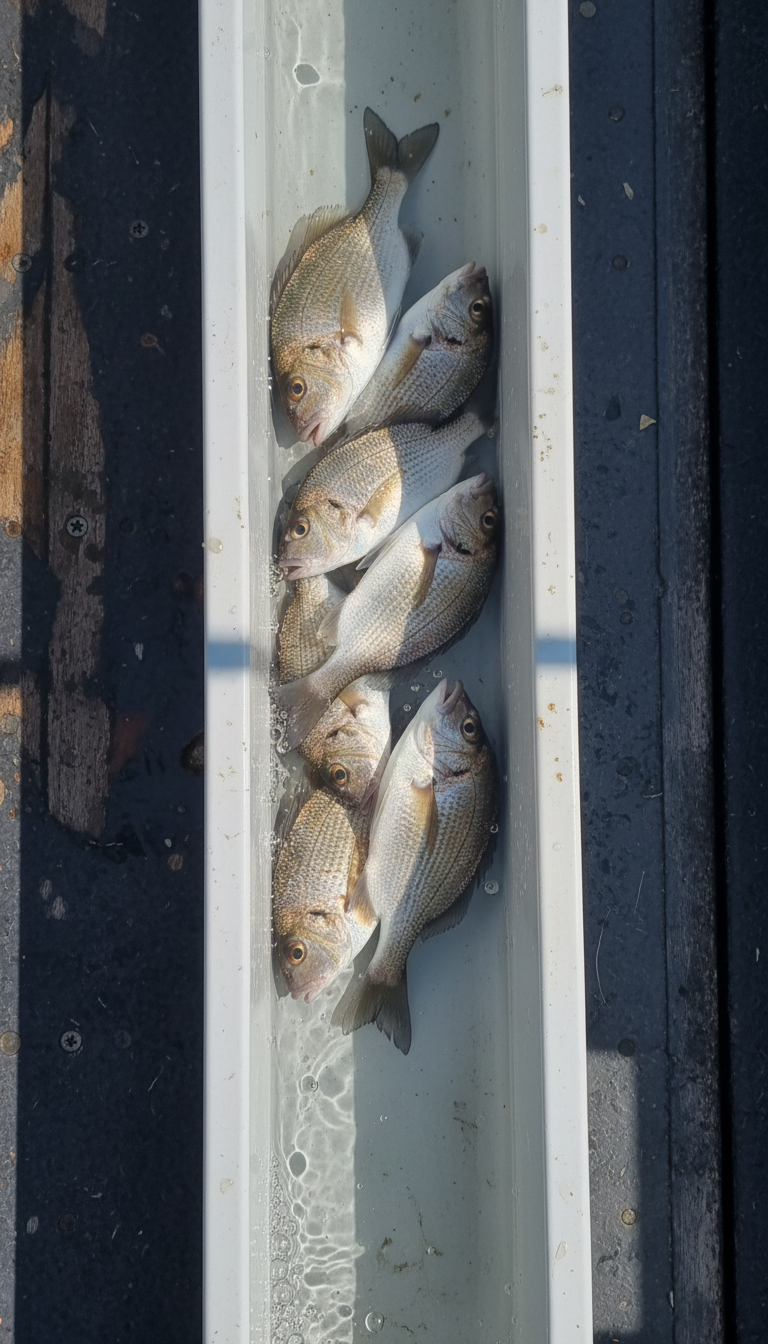 NG：魚の重なり